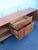 Mid Century Modern Long Glass Top Walnut Sideboard Credenza Dresser Buffet 6667 For Sale - Image 4 of 18
