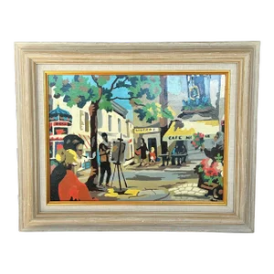Midcentury Paris Street Painting