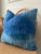Vintage Blue Hemp Pillow Cover For Sale - Image 4 of 10