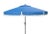 Contemporary Milan Fringe 9ft Crank Outdoor Push Button Tilt Umbrella - Pacific Blue For Sale - Image 3 of 3