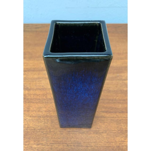 Black Vintage Japanese Minimalist Studio Pottery Vase from Tokoname, 1970s For Sale - Image 8 of 18