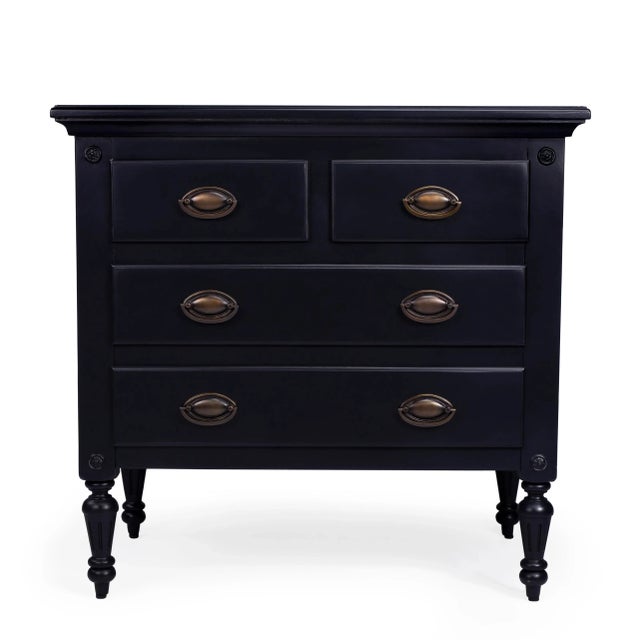 Easterbrook 4 Drawer Chest, Black For Sale - Image 10 of 10