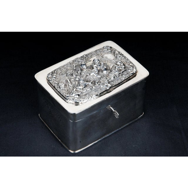 Late 19th Century Continental Silverplate Box For Sale - Image 11 of 11