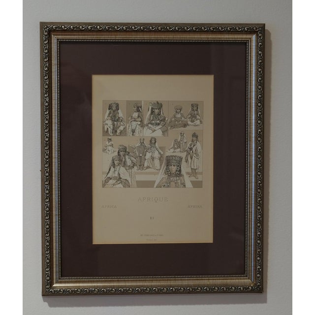 Brown 1900s Framed French Vintage Heliogravure Prints - Set of Four For Sale - Image 8 of 10