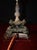 Victorian Bronze Table Lamp with Pink Empire Glass Shade, 1890 For Sale - Image 4 of 18