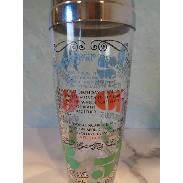 1960s Birthday Numbers Personality Cocktail Shaker Chairish Of the two main numbers derived from the destiny, or expression number (also sometimes called the total name number) the personality number is probably the least known. 1960s birthday numbers personality cocktail shaker