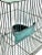 Metal Vintage Architectural Metal Birdcage With Green Patina Roof For Sale - Image 7 of 11