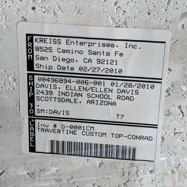 Kreiss Custom Conrad Coffee Table For Sale In San Francisco - Image 6 of 6