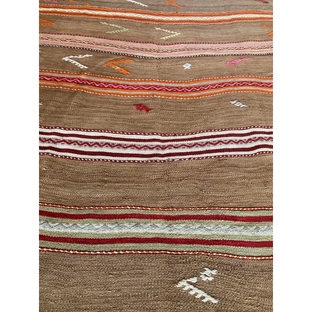 Textile Vintage Anatolian Kilim Rug, 1960s For Sale - Image 7 of 16