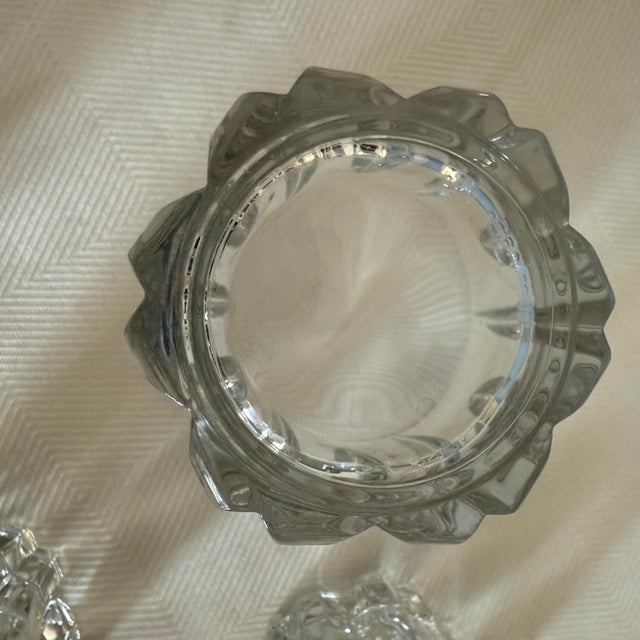 Late 20th Century Vintage Luminarc Double Old Fashioned Clear Cocktail Glasses- Set of 4 For Sale - Image 5 of 7