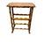 Farmhouse Vintage Burnt Bamboo Wine Rack Side or Serving Table For Sale - Image 3 of 4