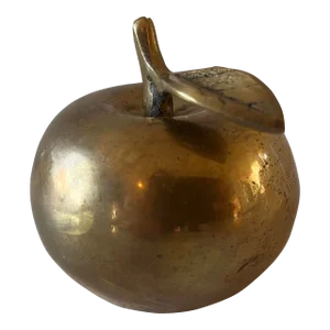 Vintage Brass Apple Bell