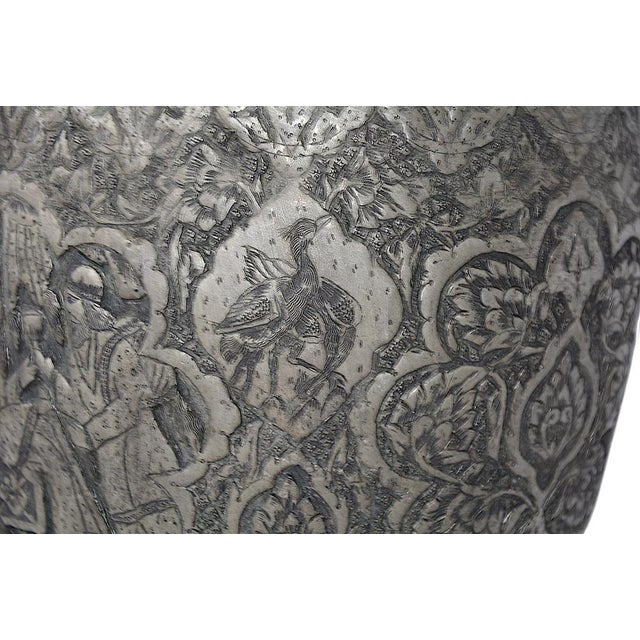 1940s Copper Vase with Engraving, 1940s For Sale - Image 5 of 16