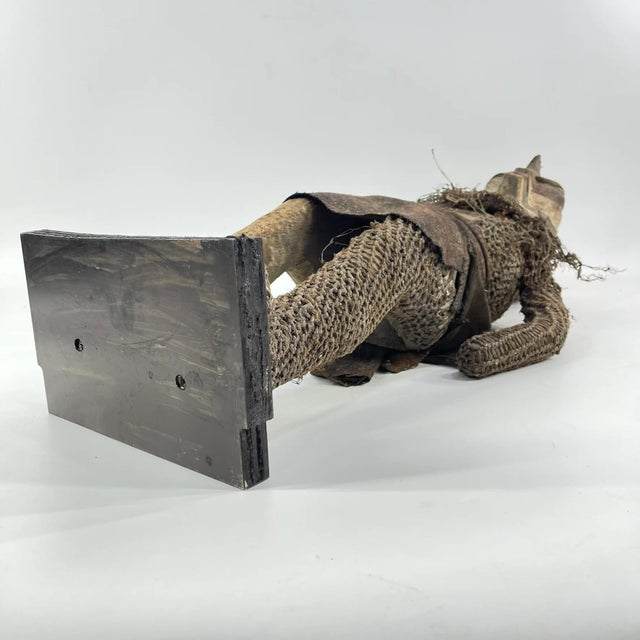 Brown Early 20th Century Songye Nkishi Power Fetish Figure on Custom Stand For Sale - Image 8 of 11