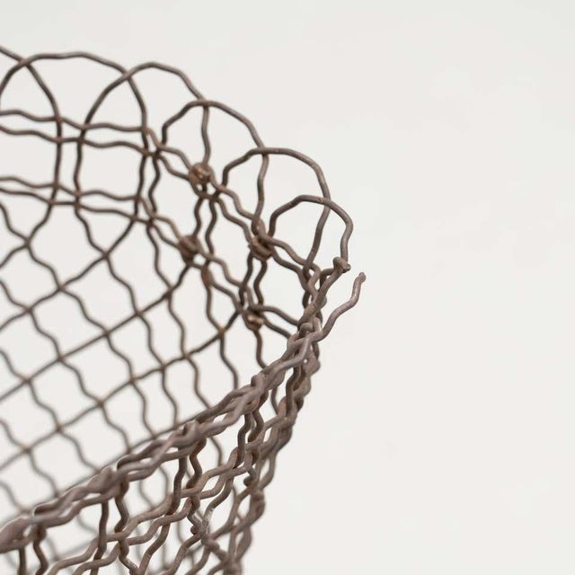 Silver Vintage Wire Umbrella Holder, 1960s For Sale - Image 8 of 13