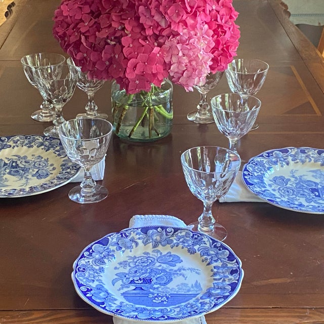 Beautiful set of 6 Water/Wine Goblets by Tiffin Franciscan. The Mt. Vernon water goblet by Tiffin-Franciscan Glass Company...