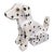 Vintage Hand-Carved Wooden Dalmatian Dog Figurine | Folk Art Style For Sale