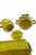 Vintage Italian Chartreuse Glazed Ceramic Coffee & Tea Service – 4 Pieces Including Teapot, Creamer, Sugar & Butter Dish For Sale - Image 4 of 6