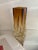 Brutalist Art Glass Amber Liekki Vase by Eino Wänni for Kumela, Finland, 1970s For Sale - Image 6 of 13