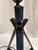 Dark Blue Leather-Covered Lamp by Jacques Adnet, 1950 For Sale - Image 6 of 7