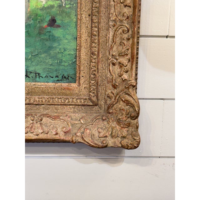 19th Century Antique English Treescape Oil on Canvas For Sale - Image 5 of 12