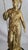 Metal Antique 19th Century Pair of Gilded Sculptures of Mars and Minerva For Sale - Image 7 of 11