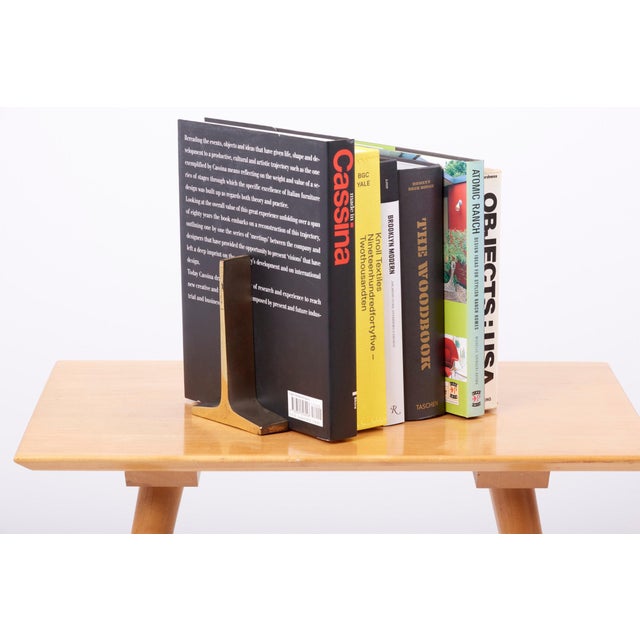 Modernist Bronze Bookends by Ben Seibel, USA, 1950s, Set of 2 For Sale - Image 4 of 18