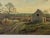 Old Barn Scene of a Farm in the English Countryside by 20th Century British Landscape Artist, James Wright. Signed,...