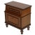 Renaissance Style Bedside Table in Mahogany, 1940s For Sale - Image 4 of 4