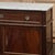 19th Century French Louis XVI Mahogany Buffet ~ Credenza With Carrara Marble For Sale - Image 9 of 9
