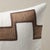 This pillow features Dixon Embroidered Print Linen with a knife edge finish. A series of stepped lines is handprinted with...