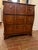 Mid-Century Modern Vintage Weiman Oak Three-Drawer Accent Chest With Original Brass-Tone Hardware For Sale - Image 3 of 9
