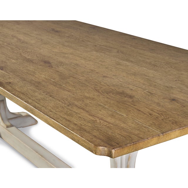 French Tara Shaw for Century Furniture Lucca I 96 Dining Table - Wood Top For Sale - Image 3 of 5