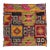 Mini Embroidered Vintage Kilim Fragment - 2`0″ X 2`0″ For Sale