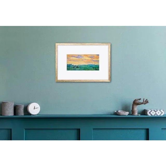 2020s Mount Diablo Sunset, Contemporary Landscape Oil Painting For Sale - Image 5 of 12