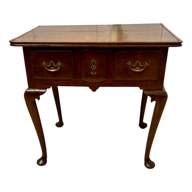 Antique Victorian Georgian Style Oak Lowboy, 1860 For Sale