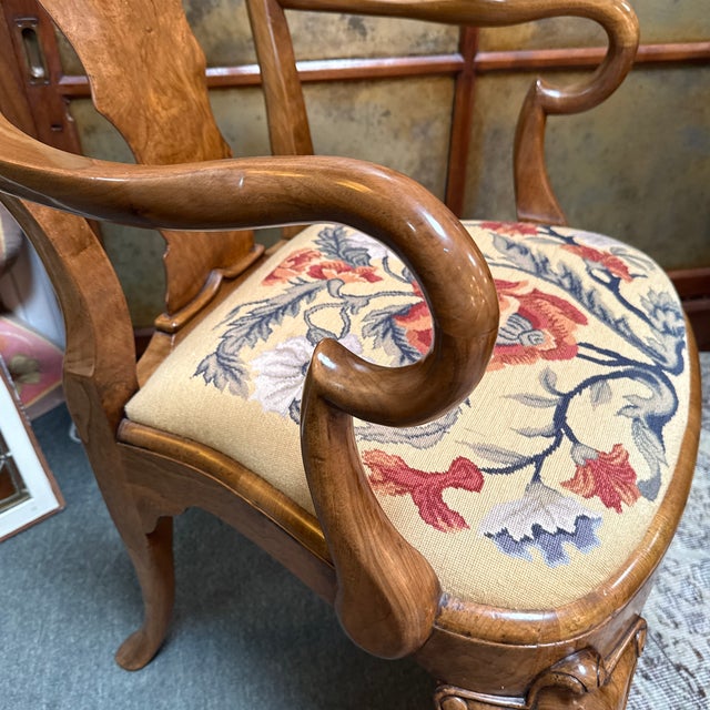 Roberto Barahona for Burton Ching Queen Anne Style Chair For Sale - Image 10 of 12