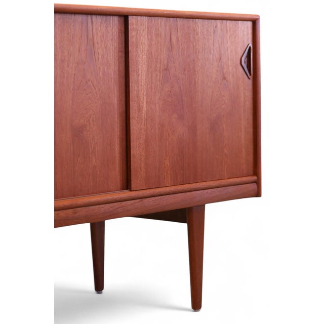 Danish Teak Sideboard with Bar and Sliding Doors from Gern, 1960s For Sale - Image 11 of 18