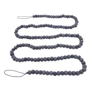 Wood Bead Garland (Set of 2) For Sale