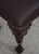 Chippendale English Style Paw Feet Mahogany Ottoman For Sale - Image 4 of 11