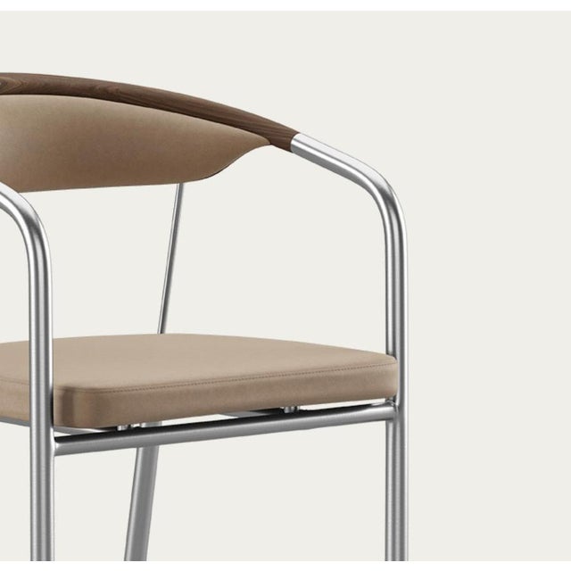 Chairman Chair in Walnut with Upholstery in Lime by Henrik Tengler for One Collection For Sale - Image 11 of 16