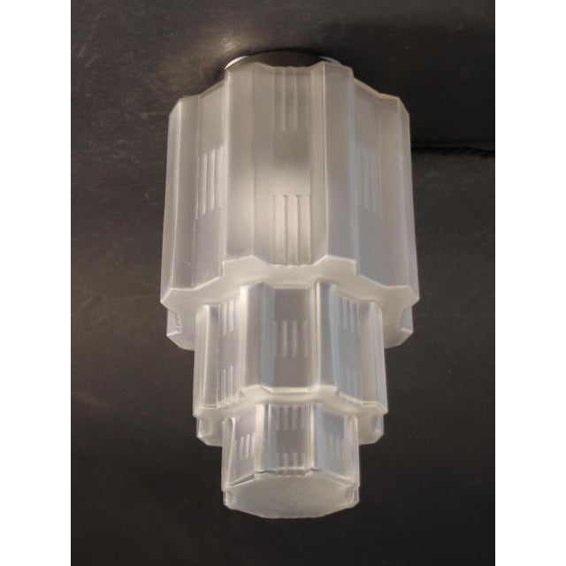 Art Deco French Skyscraper Chandellier, 1930s For Sale - Image 11 of 11