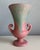 A striking vintage American art pottery vase by Camark of Camden, Arkansas. Shape 815 features a tall, flaring trumpet-...