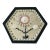Sekstagonal Sea Shell Wall Art Panel Mirrored For Sale