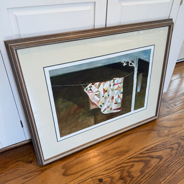 Realism William Entrekin Original 1976 Watercolor, Signed and Framed For Sale - Image 3 of 12