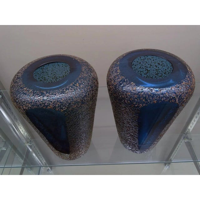 Modern 1940s Vintage Carlo Scarpa Vases- a Pair For Sale - Image 3 of 5