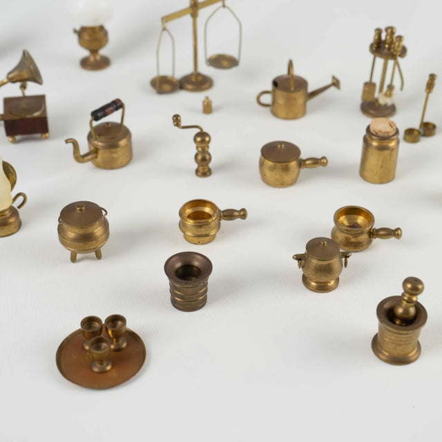 1990s Vintage Brass Temptations Miniature Collection For Sale - Image 5 of 12