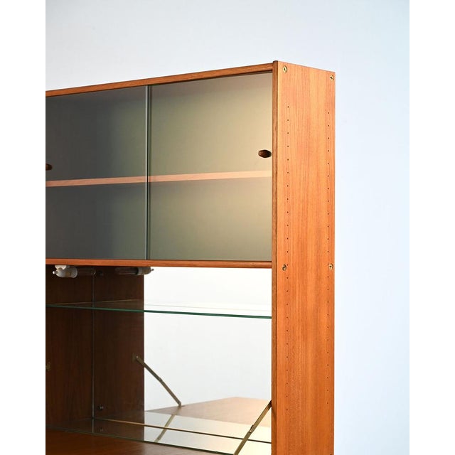 Bookcase with Bar Cabinet by Erik Wørts for Bodafors, 1960s For Sale - Image 11 of 14