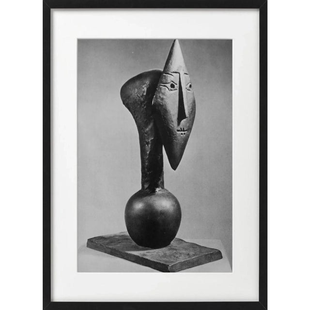 'Picasso's Sculptures' Contemporary Black and White Gallery Wall of Photographs, Framed - Set of 21 For Sale - Image 4 of 11