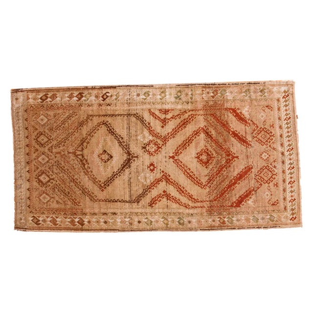 Beige Distressed Vintage Afghani Rug Runner - 2'11" X 5'11" For Sale - Image 8 of 8